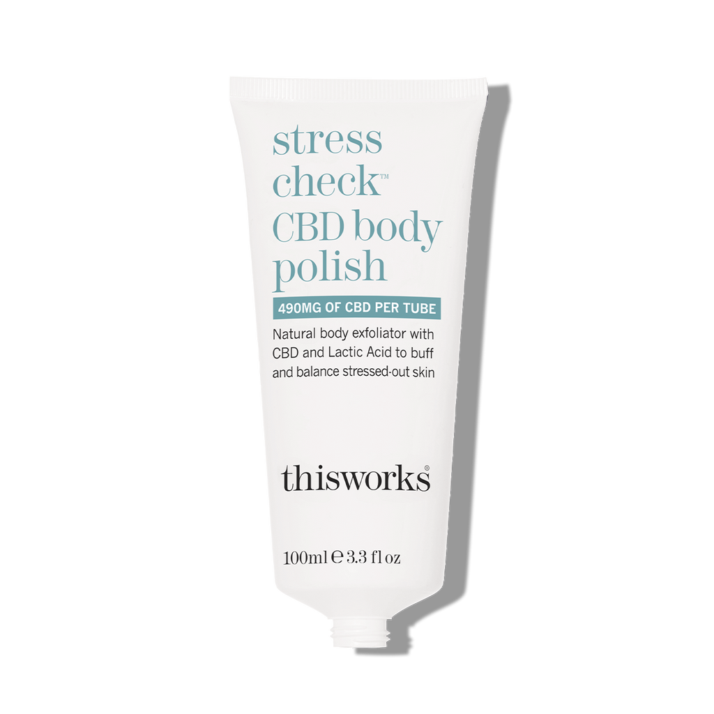 stress check CBD body polish